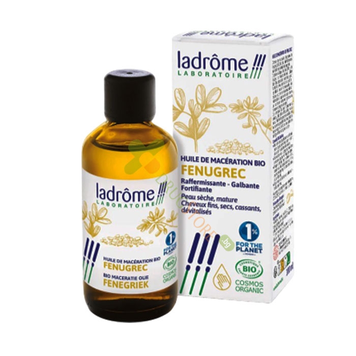 БИО МАСЛО ОТ СМИНДУХ (МАСЛЕН МАЦЕРАТ) 100 мл / LADROME FENUGREEK BIO MACERATE OIL