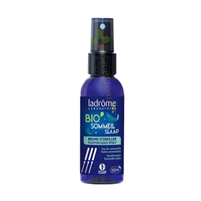 СПРЕЙ ЗА ВЪЗГЛАВНИЦА С 5 БИО ЕТЕРИЧНИ МАСЛА 50 мл / LADROME SPRAY WITH 5 ORGANIC ESSENTIAL OILS
