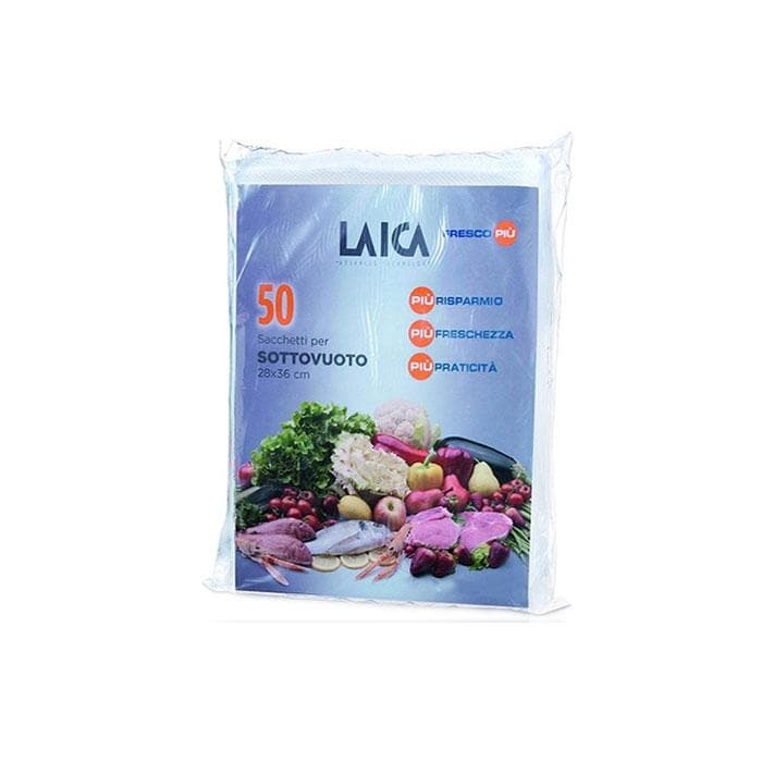 ЛАЙКА ПЛИКОВЕ ЗА ВАКУУМИРАНЕ модел VT35002 28 см х 36 см 50 броя / LAICA VACCUM BAGS model VT35002 28 cm х 36 cm