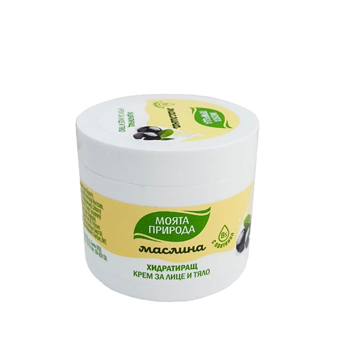 ЛАВЕНА МОЯТА ПРИРОДА ХИДРАТИРАЩ КРЕМ ЗА ЛИЦЕ И ТЯЛО МАСЛИНА 100 мл / LAVENA MOYATA PRIRODA MOISTURIZING FACE AND BODY CREAM OLIVE