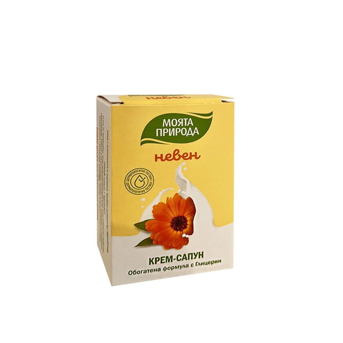 ЛАВЕНА МОЯТА ПРИРОДА КРЕМ-САПУН НЕВЕН 75 г / LAVENA MY NATURE CREAM-SOAP CALENDULA