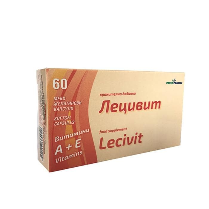 ЛЕЦИВИТ капсули 60 броя / PHYTOPHARMA LECIVIT