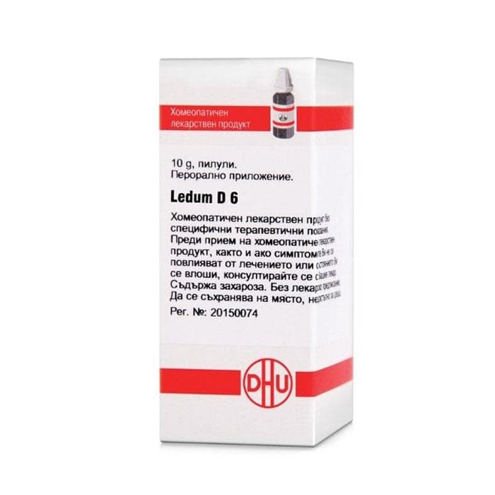 ЛЕДУМ D6 пилули 10 гр. / LEDUM D6 pillules