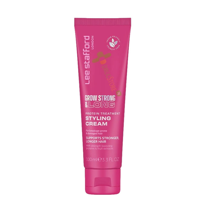 ПРОТЕИНОВ СТИЛИЗИРАЩ КРЕМ ЗА КОСА 100 мл / LEE STAFFORD GROW STRONG &amp; LONG PROTEIN STYLING CREAM
