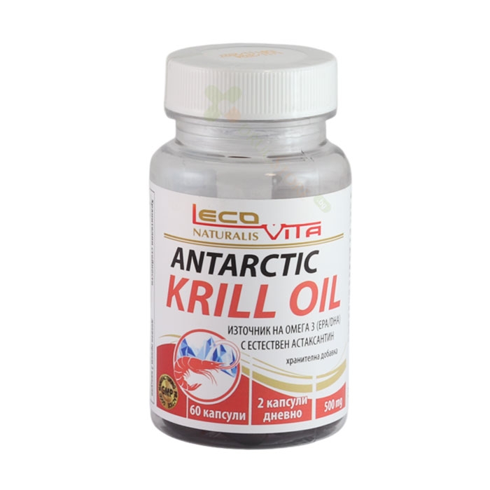 ЛЕКОВИТА АНТАРКТИК КРИЛ ОЙЛ капсули 60 броя / LECOVITA ANTARCTIC KRILL OIL