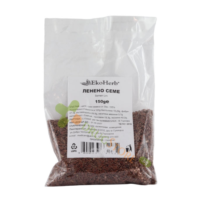 ЛЕНЕНО СЕМЕ 150 г / EKO HERB FLAX SEED
