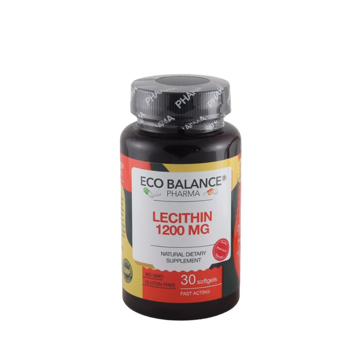 ЛЕЦИТИН ЕКО БАЛАНС 1200 мг капсули 30 броя / ECO BALANCE PHARMA LECITHIN