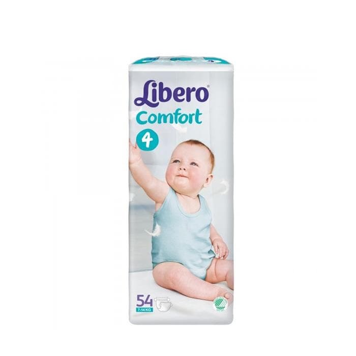 БЕБЕШКИ ПЕЛЕНИ КОМФОРТ 7 - 14 кг 54 броя / LIBERO DIAPERS COMFORT