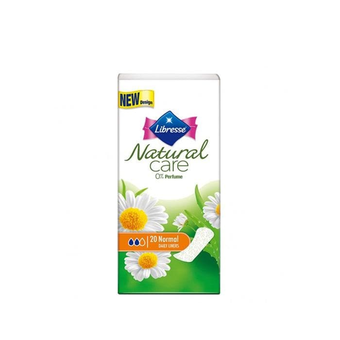 ДАМСКИ ПРЕВРЪЗКИ ЗА ЕЖЕДНЕВНА УПОТРЕБА НАТУРАЛ 20 броя / LIBRESSE NATURAL CARE NORMAL