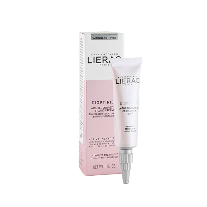 ЛИЕРАК ДИОПТИ РАЙД ОКОЛООЧЕН КРЕМ ПРОТИВ БРЪЧКИ 15 мл / LIERAC DIOPTIRIDE WRINKLE CORRECTION FILLING CREAM
