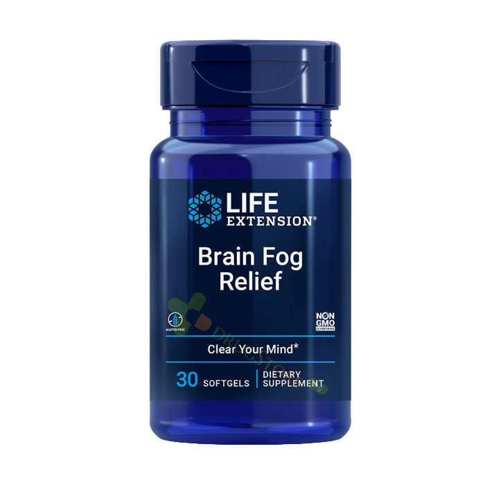БРЕЙН ФОГ РИЛИЙФ ФОРМУЛА ЗА ПАМЕТ И КОНЦЕНТРАЦИЯ капсули 30 броя / LIFE EXTENSION BRAIN FOG RELIEF