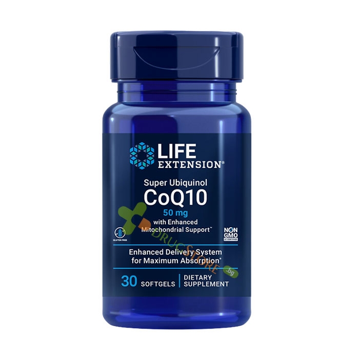 КОЕНЗИМ Q10 УБИКВИНОЛ + ШИЛАЖИТ капсули 50 мг 30 броя / LIFE EXTENSION SUPER UBIQUINOL CoQ10 WITH ENCHANCED MITOCHONDRIAL SUPPORT