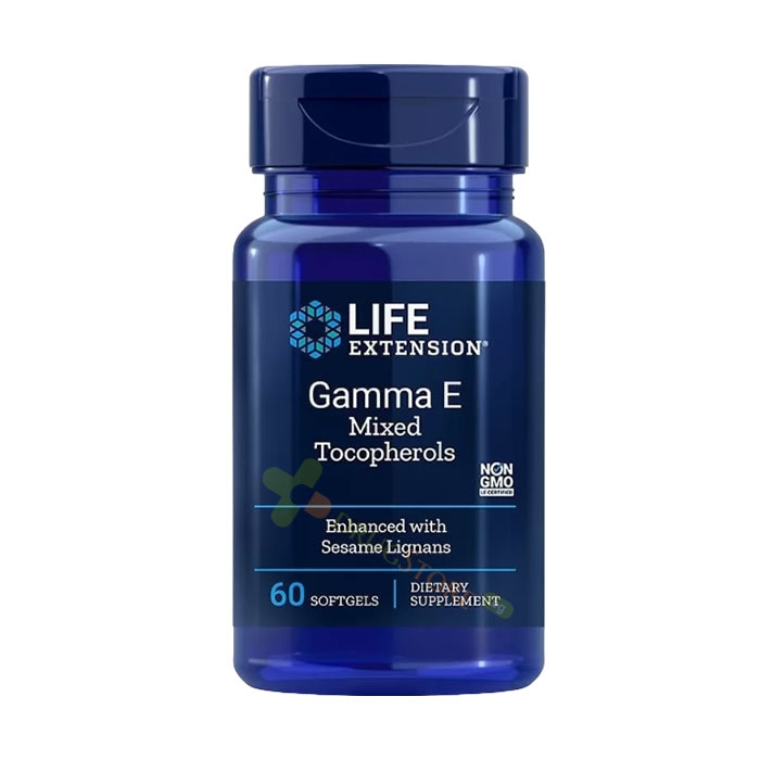 ГАМА Е МИКСИРАНИ ТОКОФЕРОЛИ С ЛИГНАН ОТ СУСАМ капсули 60 броя / LIFE EXTENSION GAMMA E MIXED TOCOPHEROLS