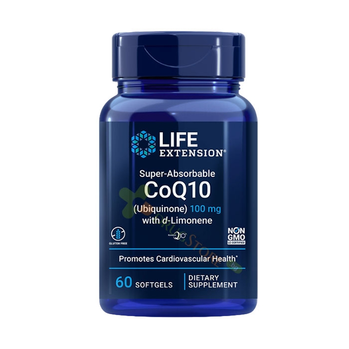 КОЕНЗИМ Q10 УБИКВИНОН + D-ЛИМОНЕН капсули 60 броя / LIFE EXTENSION CO Q10 UBIQUINONE + D-LIMONENE