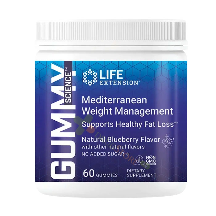 КОНТРОЛ НА ТЕГЛОТО желирани таблетки с вкус на боровинки 60 броя / LIFE EXTENSION WEIGHT CONTROL MANAGEMENT