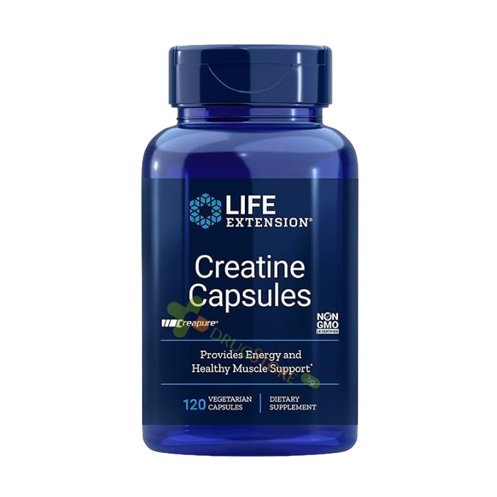 КРЕАТИН МОНОХИДРАТ капсули 120 броя / LIFE EXTENSION CREATINE