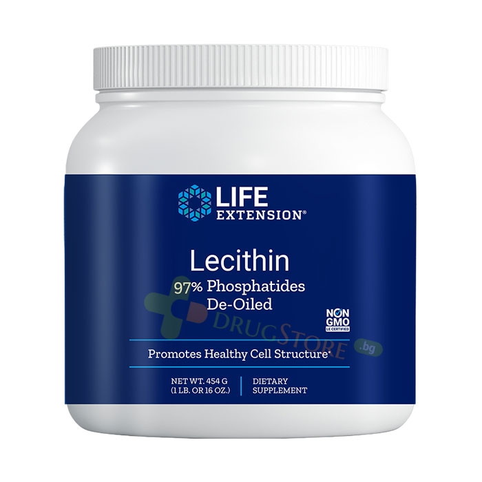 ЛЕЦИТИН прах 454 г / LIFE EXTENSION LECITHIN 97% PHOSHATIDES DE-OILED