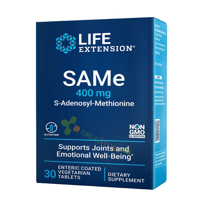 САМ-Е S-АДЕНОЗИЛ-МЕТИОНИН таблетки 400 мг 30 броя / LIFE EXTENSION SAM-E S-ADENOSYL-METHIONINE