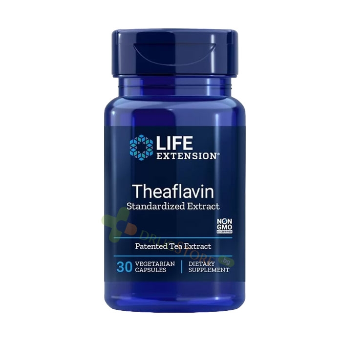 ТЕАФЛАВИН ЧЕРЕН ЧАЙ капсули 30 броя / LIFE EXTENSION THEAFLAVIN