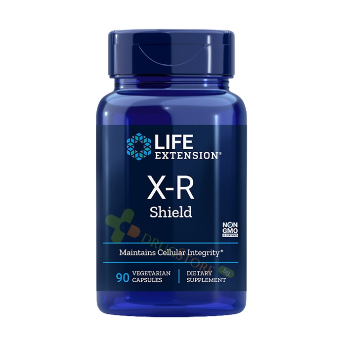 X-R SHIELD СПИРУЛИНА, МАТОЧИНА + ГИНКО БИЛОБА капсули 90 броя / LIFE EXTENSION X-R SHIELD