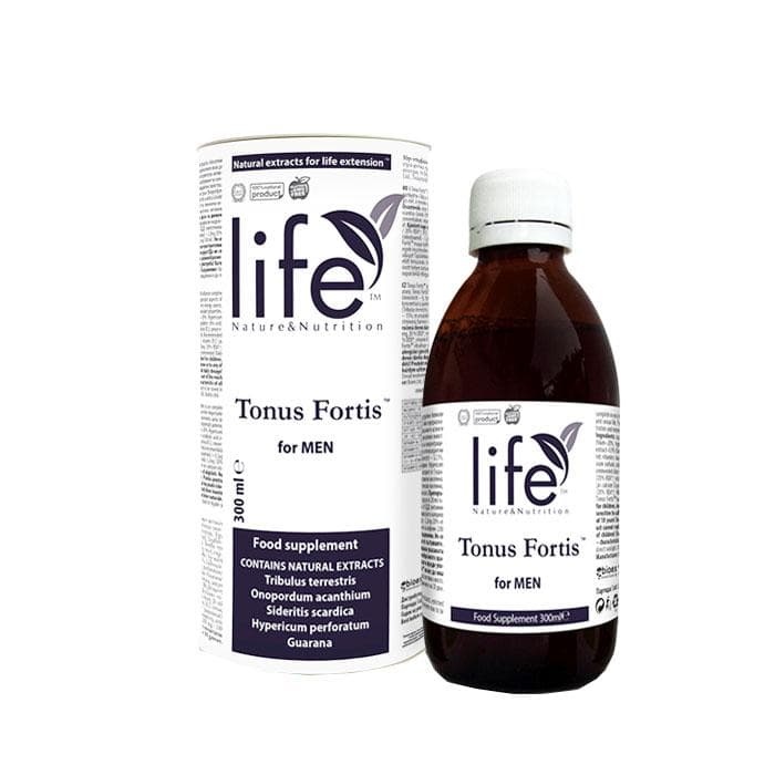 ТОНУС ФОРТИС сироп за мъже 300 мл. / LIFE NATURE &amp; NUTRITION TONUS FORTIS