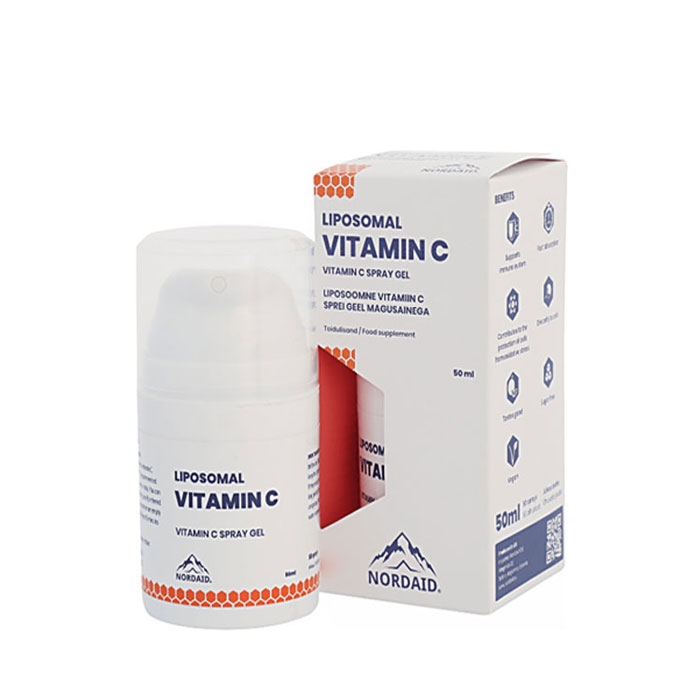 НОРДЕЙД ЛИПОЗОМЕН ВИТАМИН C СПРЕЙ-ГЕЛ ЗА УСТА 50 мл / NORDAID LIPOZOMAL VITAMIN C