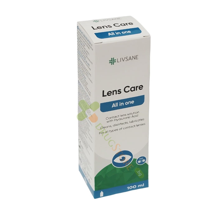 ЛИВСАНЕ разтвор за лещи 100 мл / LIVSANE LENS CARE CONTACT LENS SOLUTION