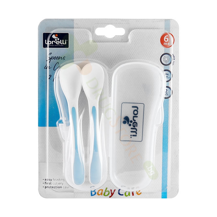 ЛОРЕЛИ ЛЪЖИЧКИ 2 броя + КУТИЯ / BERTONI - LORELLI SPOONS 2 IN CASE