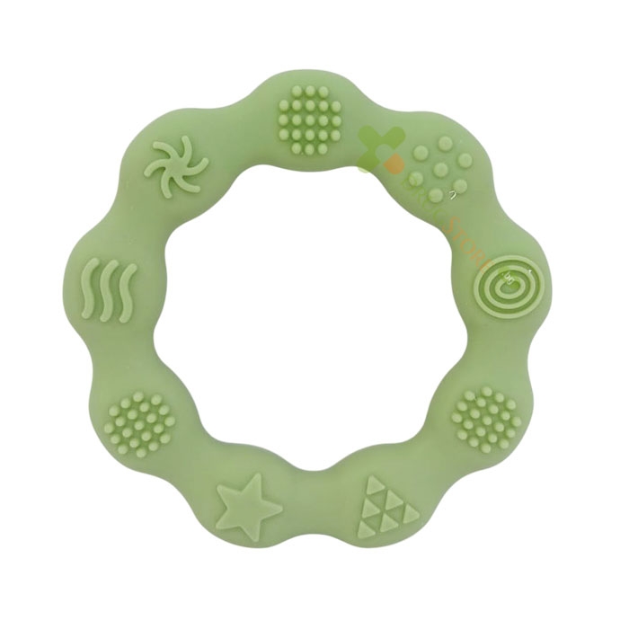 ЛОРЕЛИ СИЛИКОНОВА ГРИЗАЛКА ЗА ЗЪБИ РИНГ FRESH GREEN / BERTONI - LORELLI SILICON TEETHER RING FRESH GREEN