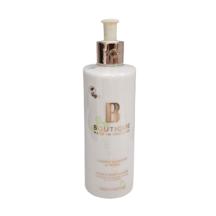 ЛОСИОН ЗА ТЯЛО И РЪЦЕ С ЧЕРЕША И БОЖУР 500 мл / GRACE COLE BOUTIQUE BODY AND HAND LOTION WITH CHERRY AND PEONY