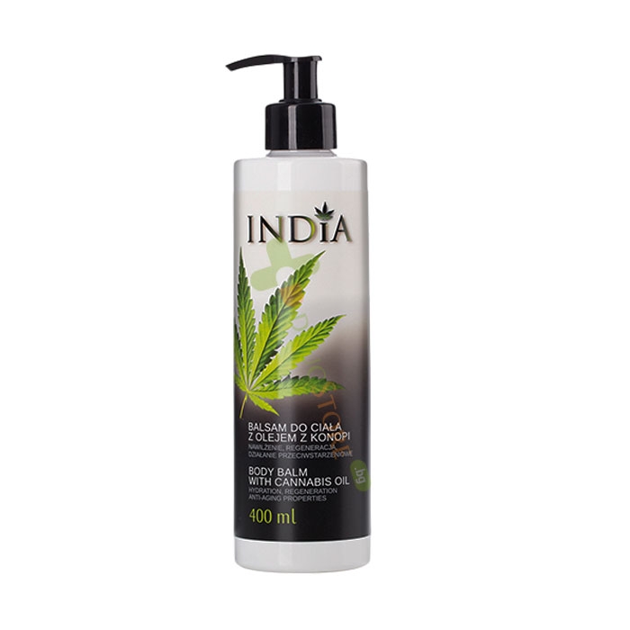 ЛОСИОН ЗА ТЯЛО С КОНОПЕНО МАСЛО 400 мл / INDIA COSMETICS HEMP OIL BODY LOTION