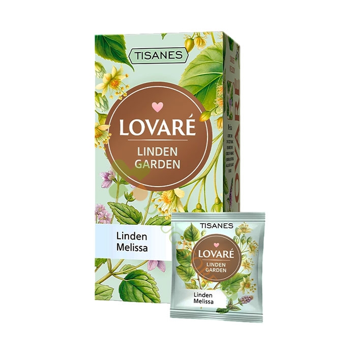 ЛОВАРЕ ЧАЙ LINDEN GARDEN филтър 24 броя / LOVARE TEA LINDEN GARDEN tea bags