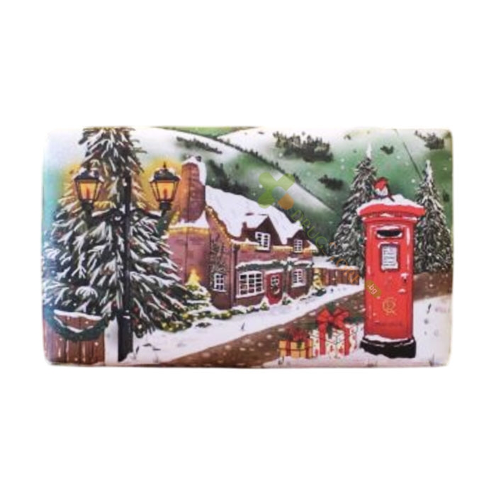 ЛУКСОЗЕН РАСТИТЕЛЕН САПУН КОЛЕДЕН ПЕЙЗАЖ 190 г / ENGLISH SOAP COMPANY CHRISTMAS VIEW SOAP