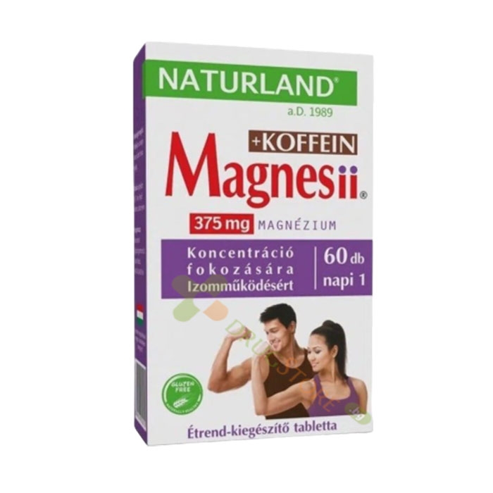 МАГНЕЗИЙ + КОФЕИН таблетки 60 броя / NATURLAND MAGYARORSZAG KFT MAGNESIUM + CAFFEINE