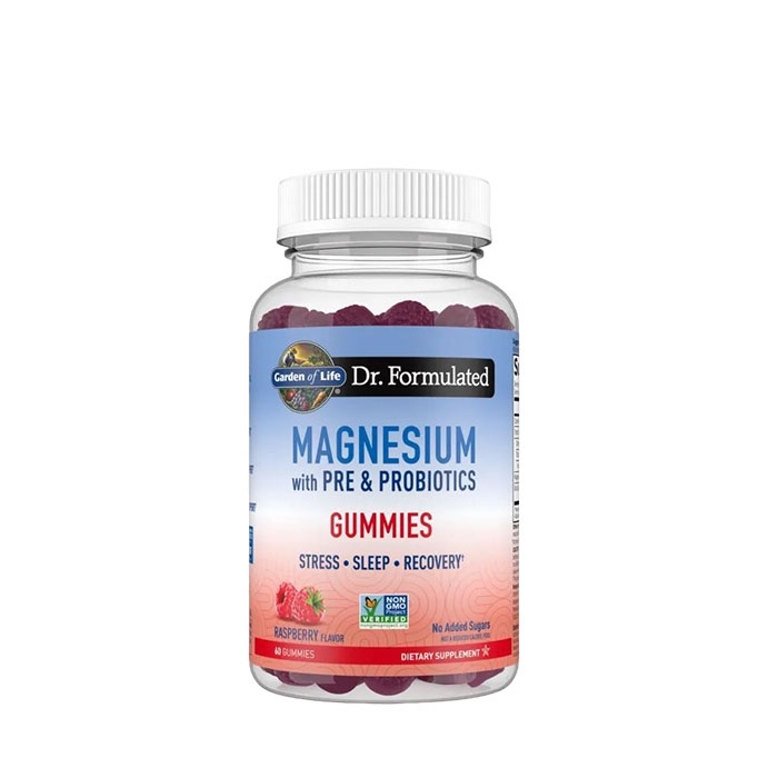 МАГНЕЗИЙ С ПРОБИОТИЦИ желирани таблетки 60 броя / GARDEN OF LIFE MAGNESIUM WITH PRE AND PROBIOTICS
