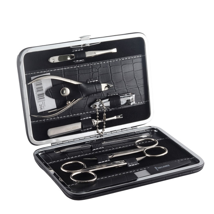 МАГНУМ КОЗМЕТИЧЕН НЕСЕСЕР КРОКО ЧЕРЕН / MAGNUM MEDICAL MANICURE SET CROCO BLACK