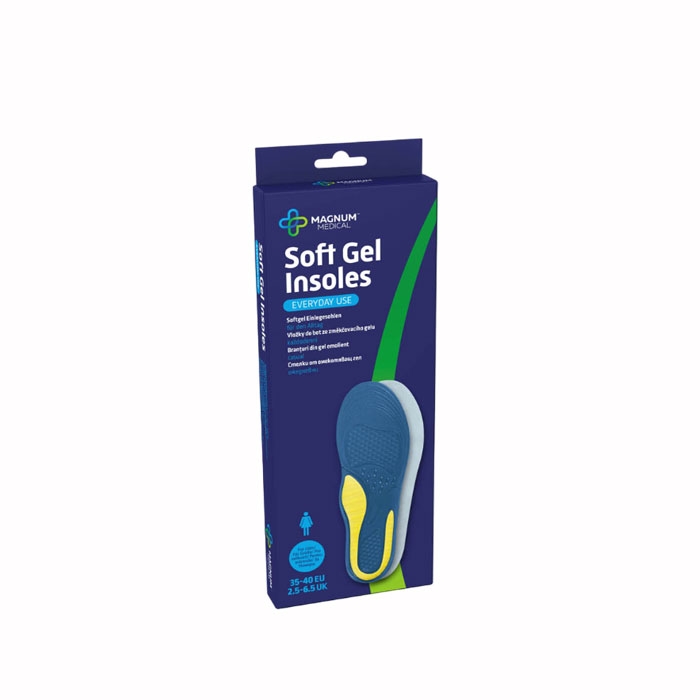 МАГНУМ МЕДИКАЛ ЕЖЕДНЕВНИ СТЕЛКИ МИКРОВЕЛУР ЗА ЖЕНИ размер 35-40 / MAGNUM MEDICAL WOMAN SOFT GEL INSOLES size 35-40