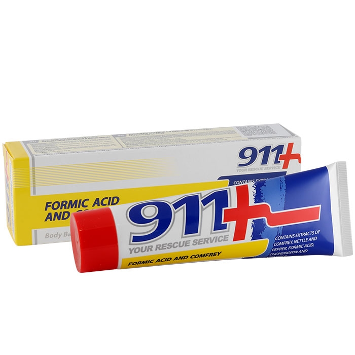 911 МАСАЖЕН ГЕЛ-БАЛСАМ ЗА ТЯЛО С МРАВЧЕНА КИСЕЛИНА И ОКОПНИК 100 мл / 911 BODY GEL-BALM WITH FORMIC ACID AND COMFREY