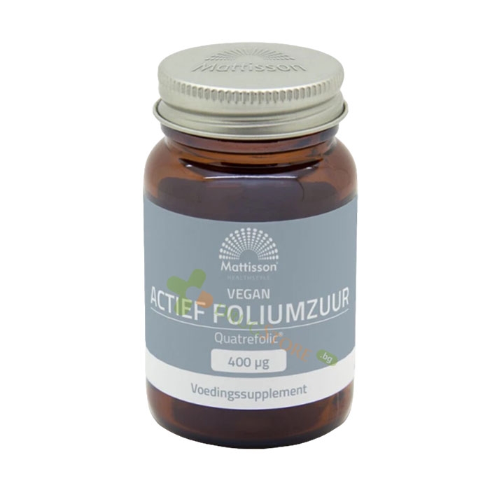 МАТИСЪН ФОЛИЕВА КИСЕЛИНА капсули 60 броя / MATTISSON HEALTHSTYLE FOLIC ACID
