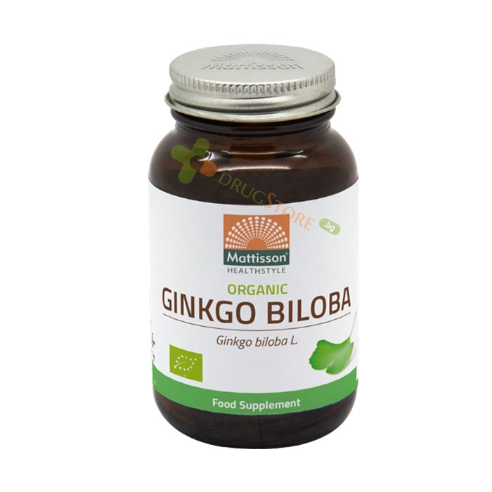 МАТИСЪН ГИНКО БИЛОБА капсули 250 мг 60 броя / MATTISSON HEALTHSTYLE GINKGO BILOBA
