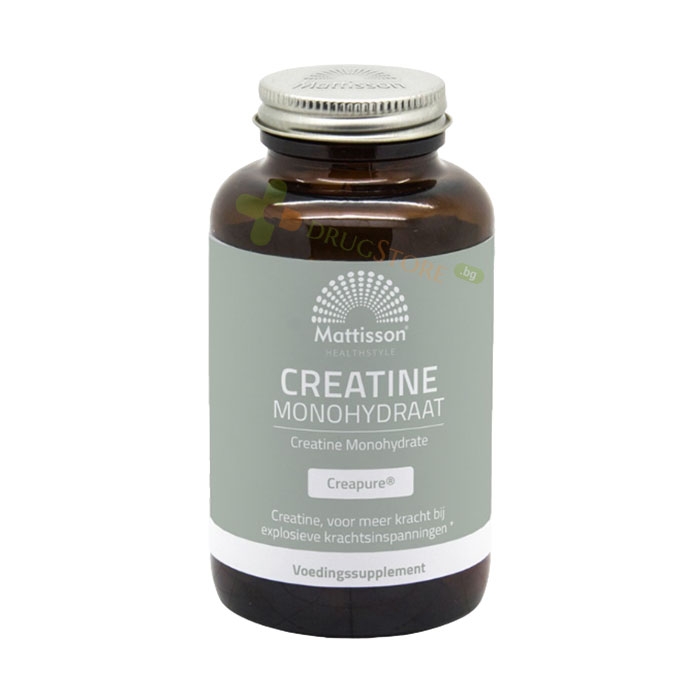 МАТИСЪН КРЕАТИН МОНОХИДРАТ капсули 500 мг 180 броя / MATTISSON HEALTHSTYLE CREATINE MONOHYDRATE