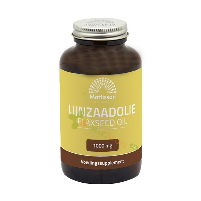 МАТИСЪН ЛЕНЕНО МАСЛО капсули 1000 мг 90 броя / MATTISSON HEALTHSTYLE FLAX SEED OIL