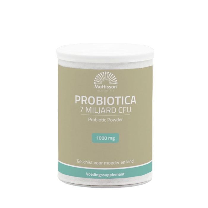 МАТИСЪН ПРОБИОТИК 7 милиарда активни пробиотици прах 125 г / MATTISSON HEALTHSTYLE PROBIOTIC 7 billion CFU