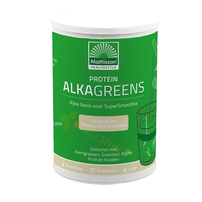 МАТИСЪН ПРОТЕИН АЛКАГРИЙНС прах 300 г / MATTISSON HEALTHSTYLE HEALTHSTYLE PROTEIN ALKAGREENS powder