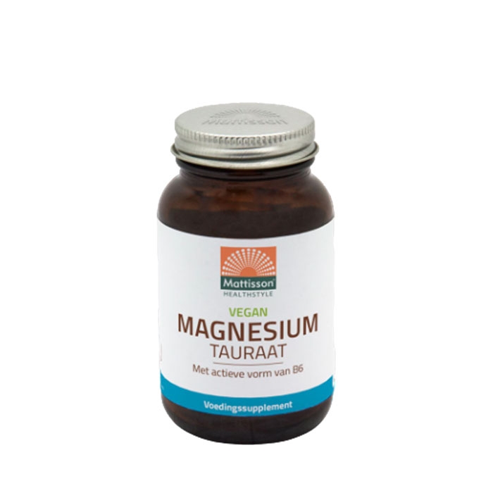 МАТИСЪН МАГНЕЗИЙ (ТАУРАТ) + ВИТАМИН B6 капсули 60 броя / MATTISSON