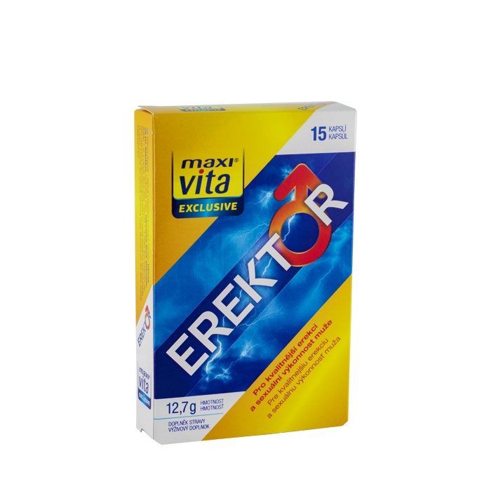 МАКСИ ВИТА ЕРЕКТОР капсули 15 броя / MAXI VITA EXCLUSIVE EREKTOR