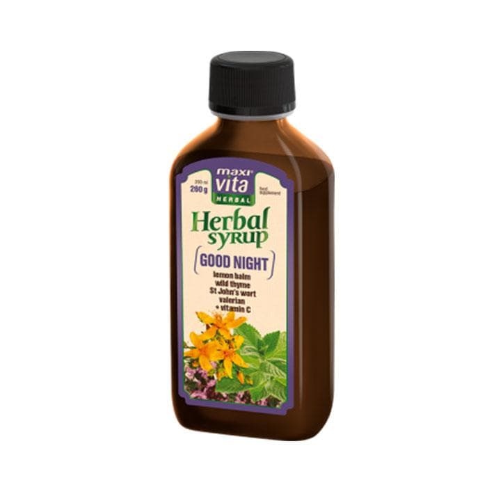 МАКСИ ВИТА БИЛКОВ СИРОП СПОКОЕН СЪН 200 мл. / MAXI VITA HERBAL SYRUP GOOD NIGHT