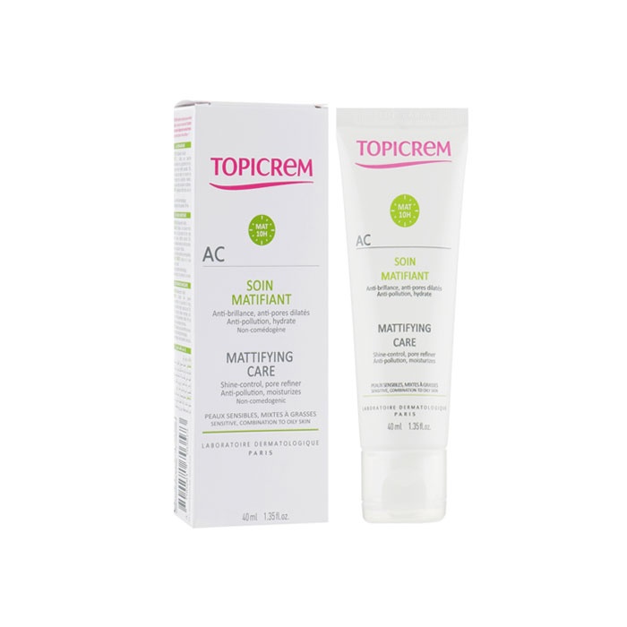 ТОПИКРЕМ АС МАТИРАЩ ГЕЛ-КРЕМ 40 мл. / TOPICREM AC MATTIFYING CARE GEL CREAM