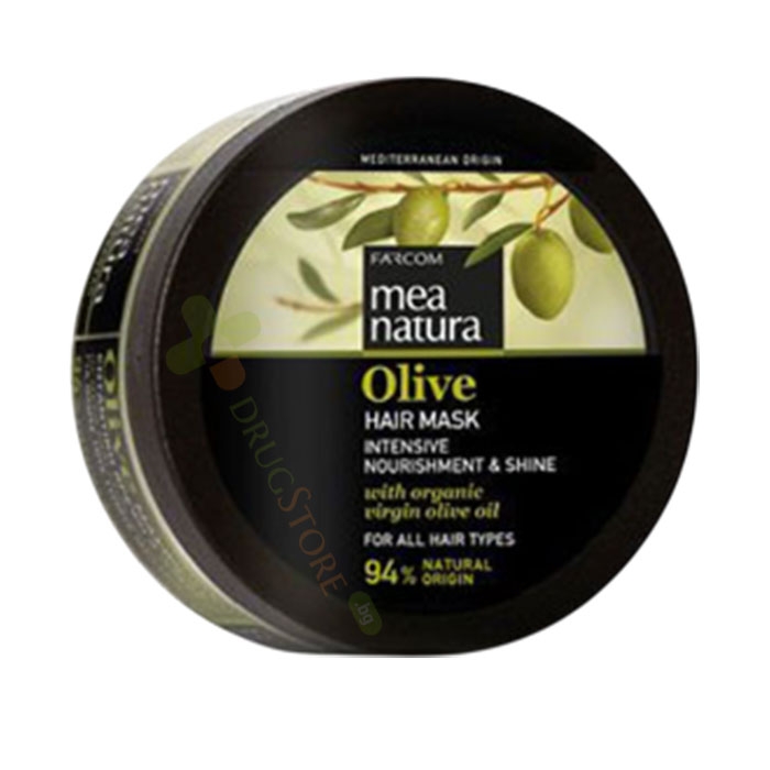 МЕА НАТУРА МАСКА С МАСЛИНА ЗА ВСЕКИ ТИП КОСА 250 мл / FARCOM MEA NATURA OLIVE HAIR MASK INTENSIVE NOURISHMENT &amp;SHINE