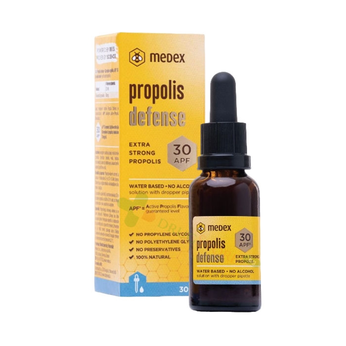 МЕДЕКС БИО ПРОПОЛИС ЗАЩИТА APF воден разтвор с капкомер 30 мл / MEDEX BIO PROPOLIS DEFENSE APF solution drops